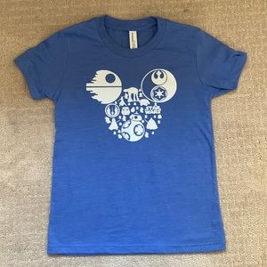 Disney Star Wars youth kids tee shirt sz S